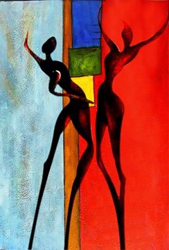 Arte original de Toperfect Painting - bailando desnuda